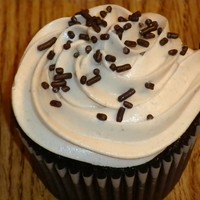 Chocolate Cupcake With Peanut Butter Buttercream Icing Working on some flavors for an up and coming bridal shower. LOVE this flavor! Thanks for looking!