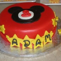 Mickey Mouse Birthday Cake This was done for my son's 2nd birthday. Not quite what I wanted in the end, but still very satified. It was all chocolate with...