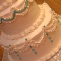 50Th Wedding Anniversary This was for a couple's 50th Wedding Anniversary. They wanted a traditional wedding cake similar to the one they had at their original...