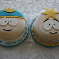 South Park, Eric Cartman, Butters Sponge covered in fondant