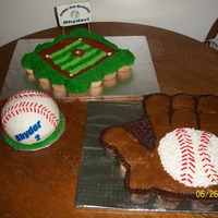 Baseball Theme Pull Apart Cakes And Smash Cake 