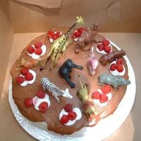 Raspberry Delight A fantasy chocolate cake torted and filled with raspberry filling. Buttercream frosting and chocolate ganache *that came out too thick*...