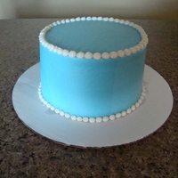 Simple Blue Cake simple blue cake, all buttercream