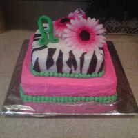 Allyson's Birthday Cake Bc with fondant