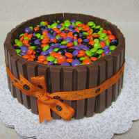 Halloween Candy Barrel Cake I made this for a church's Halloween cakewalk. I didn't want to show up empty handed since I'm not a member there, though I...