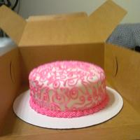 Pink Bday Cake 