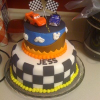 Cars Cake This was my first fondant cake- and I completely stole the design from cynfully-yours on CC. Thank you C-Y! It was a huge hit, and a great...