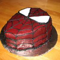 Spiderman Birthday Cake This was my first Spiderman cake! I didn't get the red color the way I wanted it and I didn't have time or energy to make anymore...
