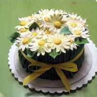 Bunch Of Daisies I'd seen so many of these on CC and had been wanting to make one for a while. This was for our Friend Day (with dinner) at church. 3...