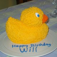 Duck Cake My son's first birthday cake.