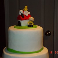 Charlie Brown Baby Shower Cake 