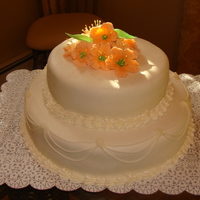 Wedding Cake This was just for practice. I used bc for the string work and when I tried to move it the strings started to fall. I tried to fix them but...