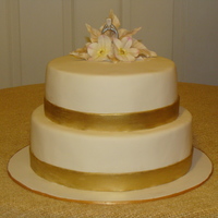 Engagement Cake This is the cake before the branches and flowers. Nice and simple. I think I like it better before the branches.