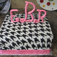 Houndstooth Birthday Girl 