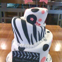 Topsy Turvy 10Th Birthday Cake My first topsy turvy! 4, 6, and 8" cakes - 4 - 5 layers.