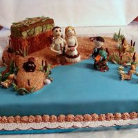 Duck Hunting Wedding I made this cake for Deb and Petes wedding. They love duck hunting at Potholes Lake, Washington