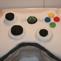 Xbox360 Pad Xbox 360 pad for my step-sons birthday. Its my first attempt at a funny shaped cake (meaning i have only done circle and square cakes) my...
