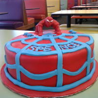 First Spiderman First spiderman. My DH did pretty much everything on this one, all I did was write the name :) This was also one of the three cakes we had...