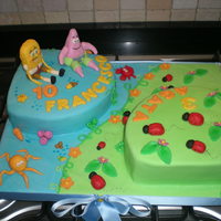 Spongebob And Lady Bugs For A Doule Birthday 