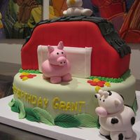 Birthday Cake Cotillion Events Cincinnati Animal barn cake by cotillion Events