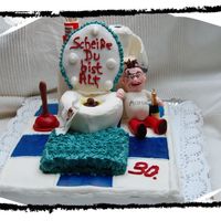 Toilet Cake look