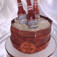 Beer Bottle Cake I had been wanting to try this one for a while. Inspired but all the the great beer bottle cakes here and I followed the direction for make...