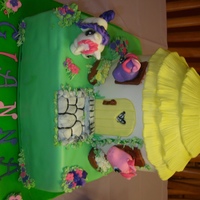 My Little Pony Cake My little pony house with ponies