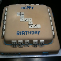 Domino Birthday Cake 