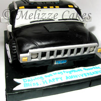 Hummer Cake I would like to thank Doug who posted his Template for raised trucks. Thanks DOUG! You The Man! :) Made from chocolate cake, ganache,...