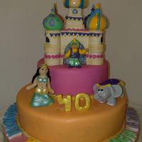 Bollywood Cake Inspired by a debbie brown cake. Around the board reads 'Janamdin kii badhaii' which is hindi for 'Happy birthday'....