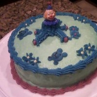 Clown Clown, bear, first flowers