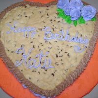 Chocolate Chip Cookie Cake I made this cookie cake for my daughter's birthday.