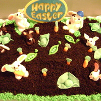 Easter Cake Got this idea from someone here on CC. . . thank you so much for your idea . This was the first time for making gum paste figures. This was...