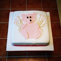 B/cake Made this cake for a friend of mine who's daughter was having her 2nd Birthday.