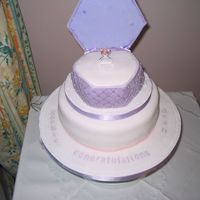 Engagement Cake This Cake I made for my Nephew's engagement, his girlfriend was over the moon with the result.