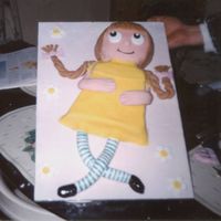 Birthday Cake I made this cake for a 21 year old for her Birthday as she collected rag dolls.