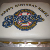 Mlb Brewers Cake 