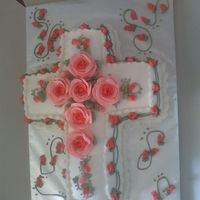 Easter At Beechland Cinnimon Swirl Cake. Butter cream icing. I made this cake for a church function. The cake was delicious. Thanks to CC for the inspiration...