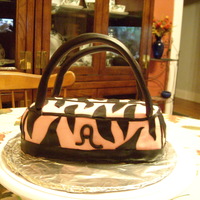 Purse Cake My first purse cake.