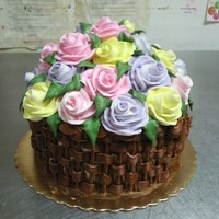 Flower Basket Cake 