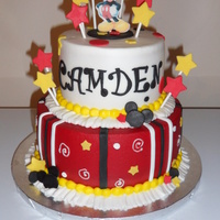Mickey Mouse Mickey Mouse cake for 2nd birthday. My version of a cake by tamivo. The mother saw it on here and asked me to re-create it for her.