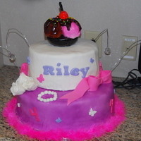 Fancy Nancy Cake 