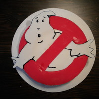 Ghostbusters Logo My son really wanted a Ghostbusters cake for his birthday, so here you go!