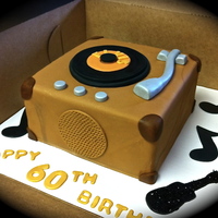 Good Ole 45S Chocolate cake, chocolate buttercream covered in mmf.