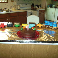 Train 1St Birthday This was one of my first cakes...be forgiving-it's Pilsbury icing! I've learned a lot since then. It was made for my son's...