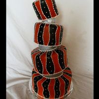 My 17Th Birthday Cake 4"-6"-8"-10" rounds covered in MMF. I made this for my 17th birthday. I have wanted to try a topsy turvy design for...