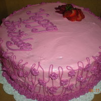 Strawberry Cake Strawberry through and through. Strawberry cake, strawberry preserve filling, and strawberry buttercream frosting. Garnished with sliced...