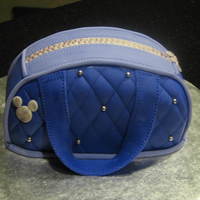 Yet Another Purse Cake This one is actually only 3 inches tall and 5 inches long. Just a tiny personal size one :)