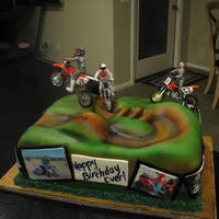 Dirt Bike Cake 