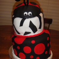 Ladybug This was my first topsy turvy cake and it turned out great!